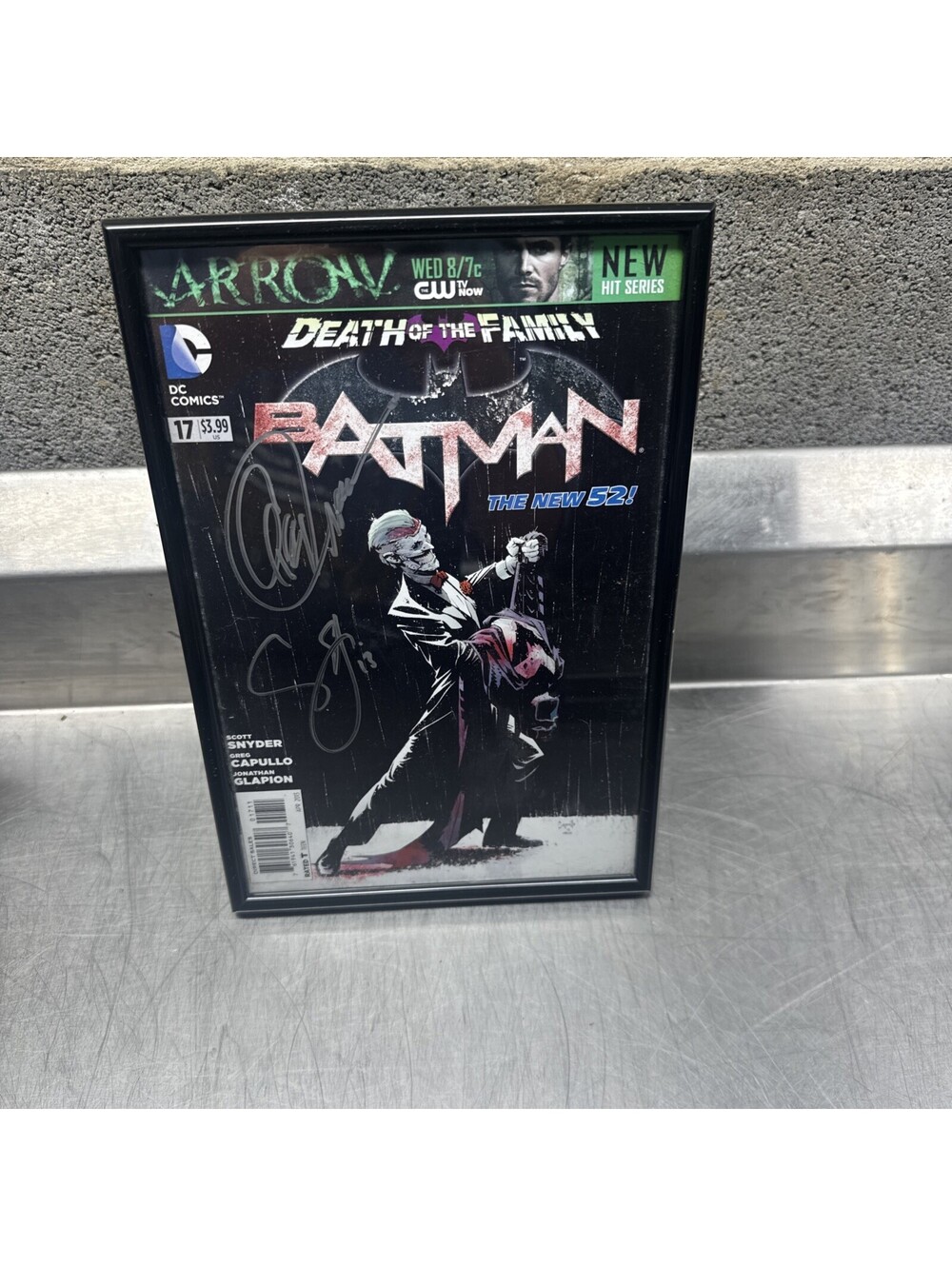 Batman #17 DC Comics 2013 DEATH OF THE FAMILY double signed by SNYDER & CAPULLO